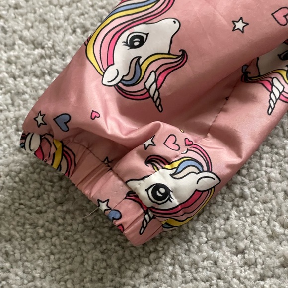 H&M Kids Hooded Unicorn Print Windbreaker - Picture 5 of 9